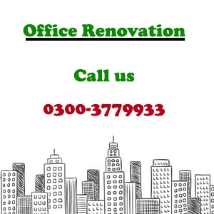 office renovation services in Karachi